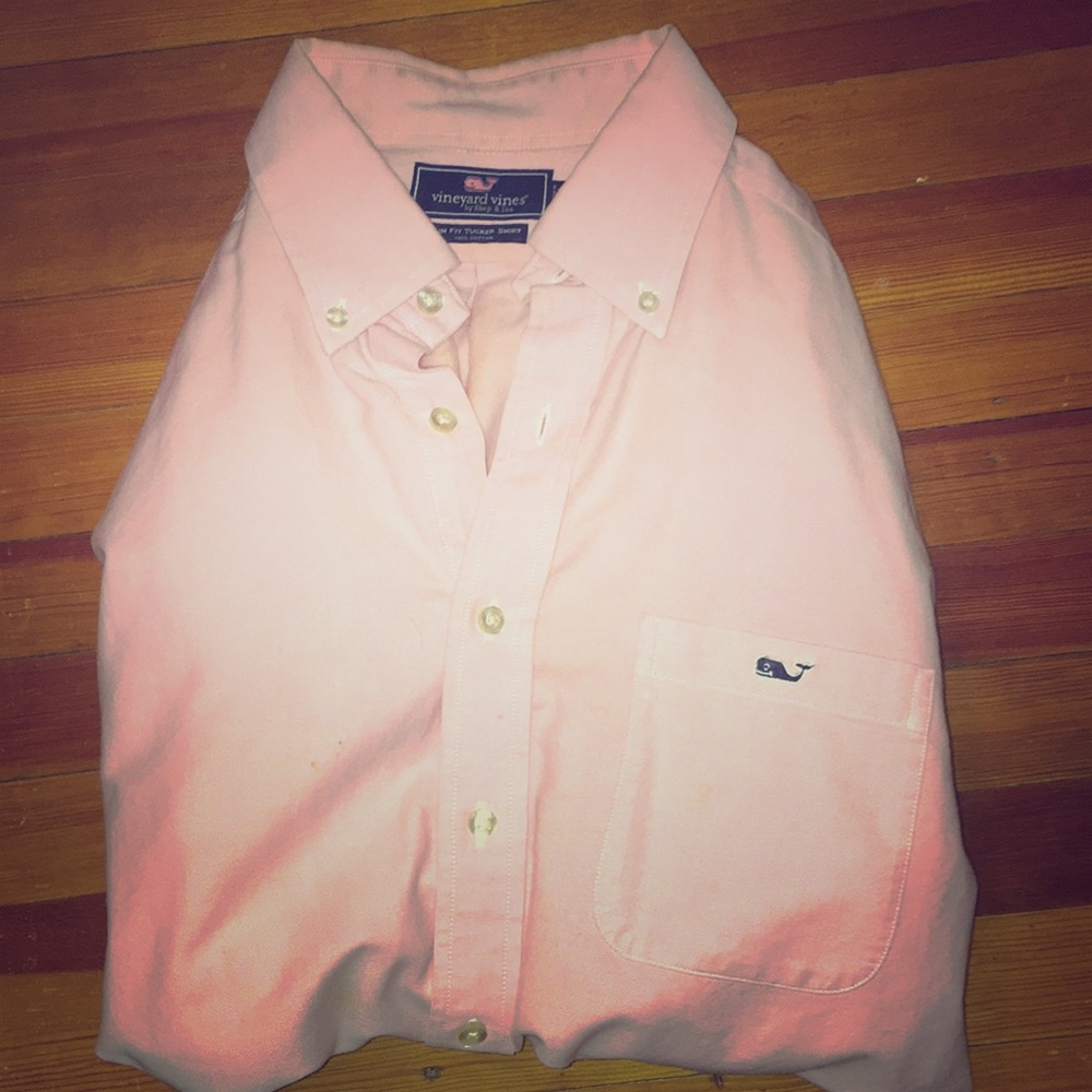 Vineyard Vines Pink Button Down